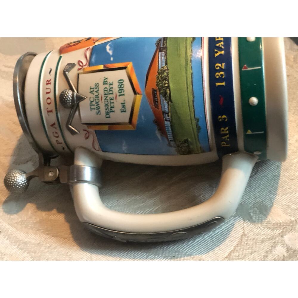 1996 MICHELOB PGA TOUR SERIES "SAWGRASS" STEIN - Picture 4 of 9